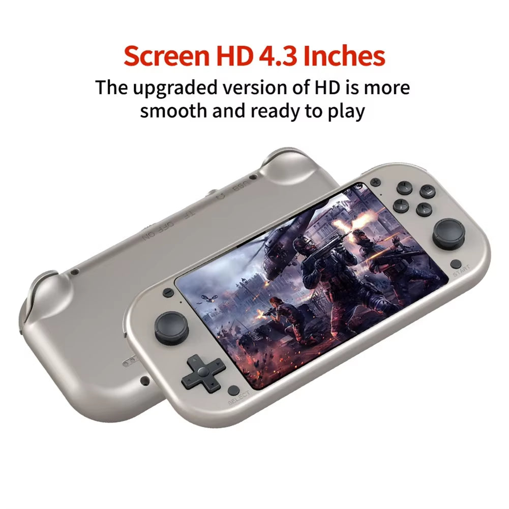 M17 Handheld Game Console 4.3 Inch LCD Screen Emuelec Emulator Portable Retro Video Game Player Built in 20000+Classic Games