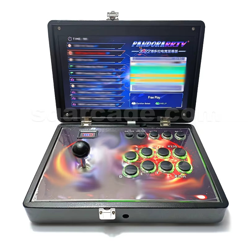 Pandoras Arcade Video Game Cartridge 3D Video Game Console 10600/5000 in 1 CX DX Mini 2800Wifi Folding Game Console