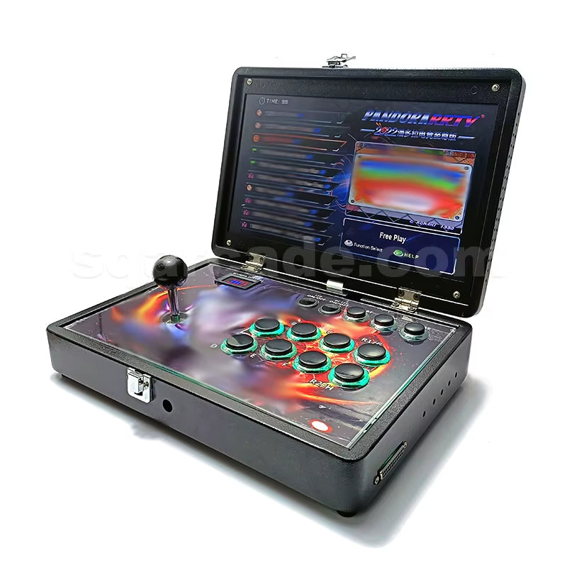 Pandoras Arcade Video Game Cartridge 3D Video Game Console 10600/5000 in 1 CX DX Mini 2800Wifi Folding Game Console